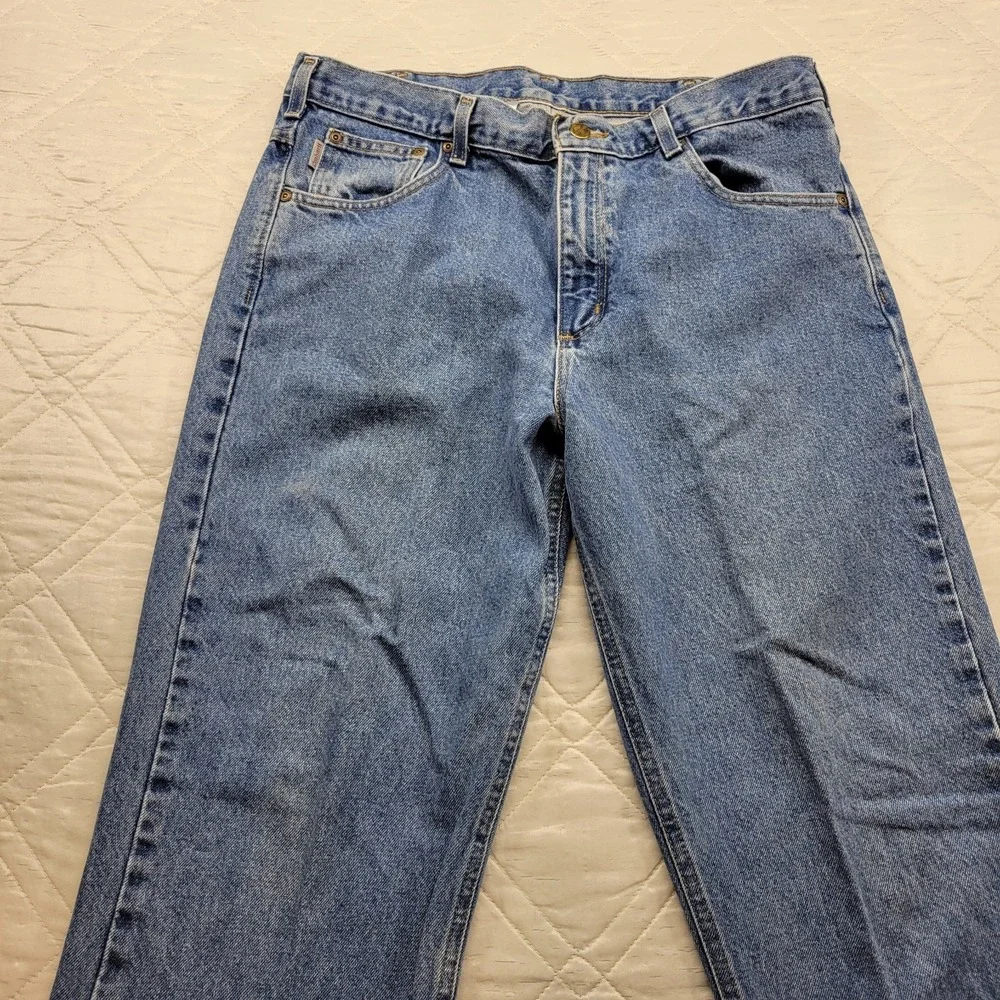 Carhartt pleated blue